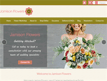 Tablet Screenshot of jamisonflowers.com.au